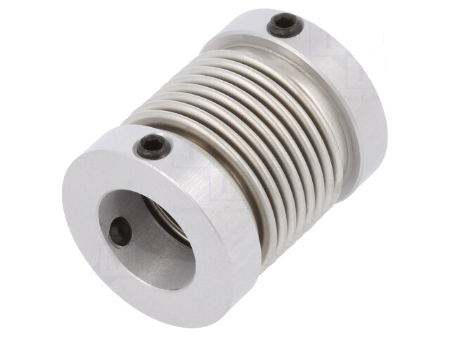 Koppeling; Ø1: 14mm; Ø2: 10mm; aluminium,roestvrij staal Koppeling; Ø1: 14mm; Ø2: 10mm; aluminium,roestvrij staal